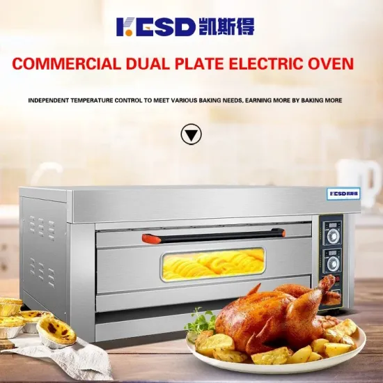 Baking Shop Equipment Stone Deck Oven Electric Bakery Machine Deck Oven with Steamer Bakery