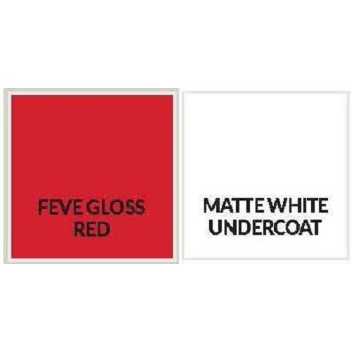 Feve Gloss Red Aluminium Sheet