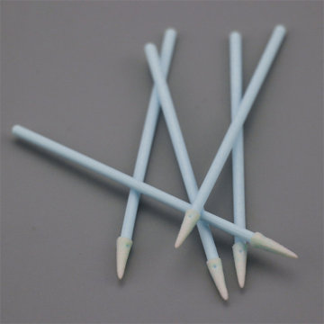 Cleanroom Compressed Foam Swab with Small Tapered Pointed head and Rigid Handle