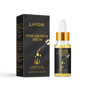 LAVDIK Natural Ginger Fast Hair Growth Serum Anti Hair Loss Essential Oil Preventing Hair Lose Hair Repair Care Liquid Damaged