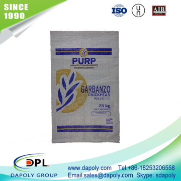custom perfect printing 25kg 50kg plastic packing size pp woven rice bag