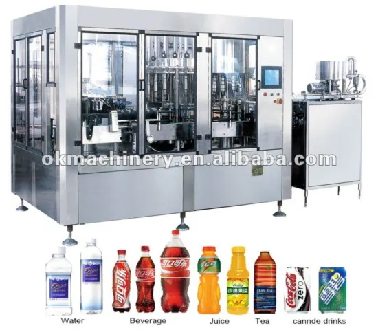 Full Automatic Beverage/ Water/Fruit Juice filling machine
