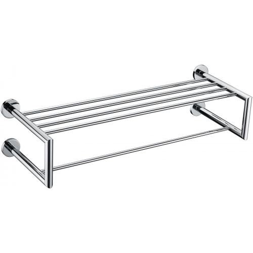 Bath towel rack shelf