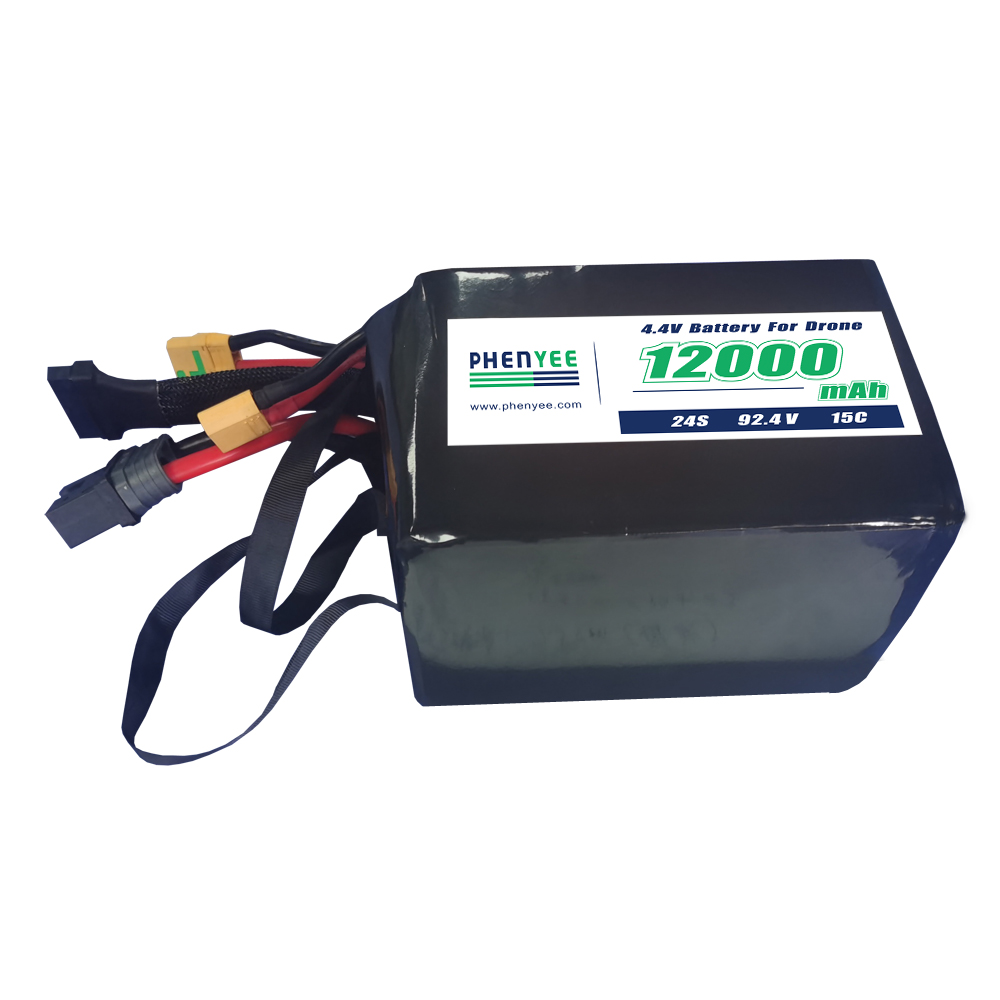 100V 12000mAh 24S بطارية مخصصة للطائرات بدون طيار VTOL