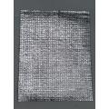 Black and silver aluminum Foil Mesh