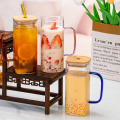 Botella de agua de vidrio de borosilicato alto personalizable