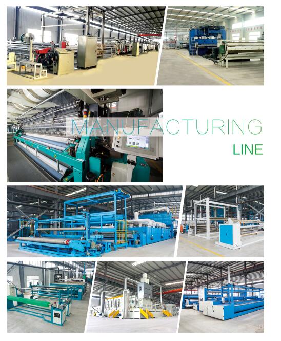 Long fiber geotextile production line