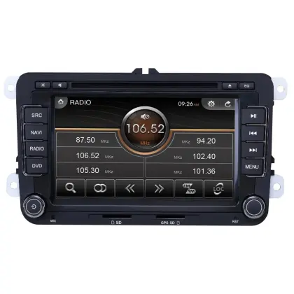 Volkswagen in dash navigation car dvd gps player