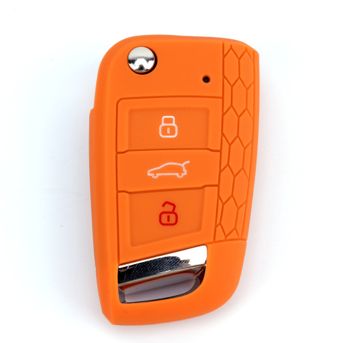 Wholesale Golf7 Silicone 3 Buttons Car Key Cover