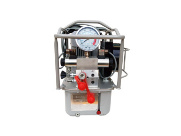 Two Stage Flow Rate Hydraulic Wrench Electric Pump