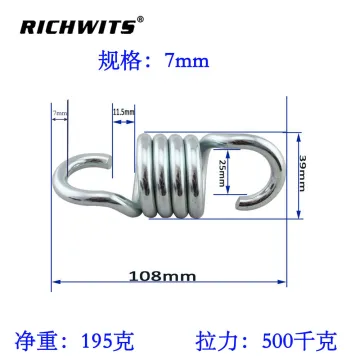 Heavy duty hammock chair spring hanging suspension hooks punch bag 8mm