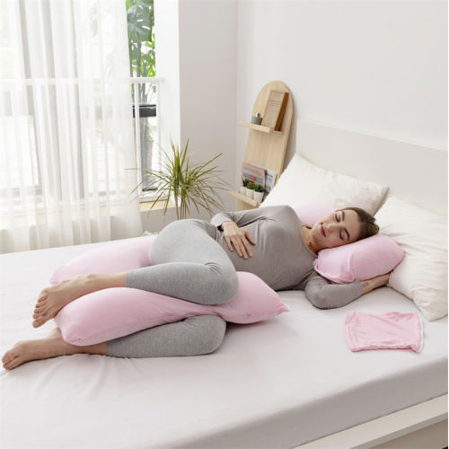 cotton U-Shape Pregnancy Pillow for Sleeping