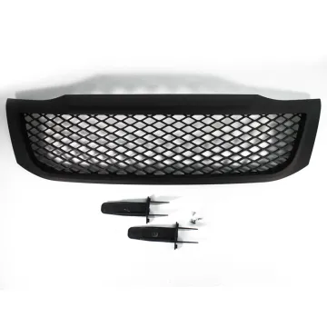 Custom Front Bumper Grill Cover for Toyota Hilux/Vigo 2005-2014 - Exterior Accessories