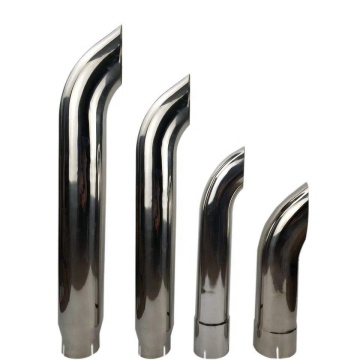 Custom 304 Stainless Steel 5 Inch Truck Exhaust Stack Pipe for Peterbilt