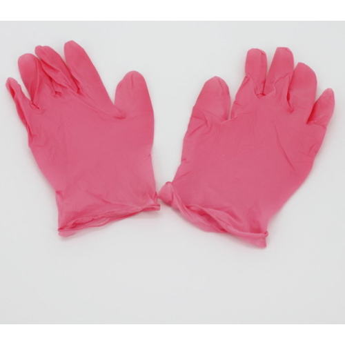 Ambidextrous disposable nitrile exam gloves colors