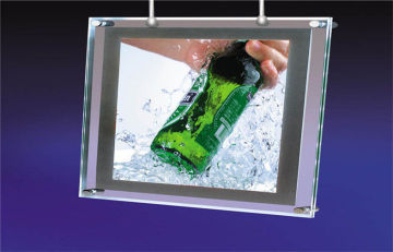 Ads Customized Crystal Led Light Box For Outdoor , Wall Mounted