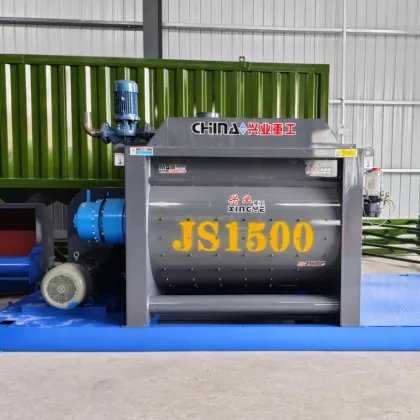 JS1500 Concrete Mixer Machinery 1.5m³ Self-Loading Concrete Mixer Truck
