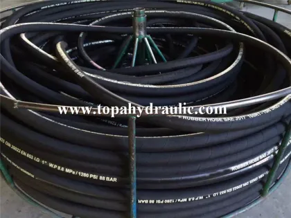 Parker steel wire flexible braided hose