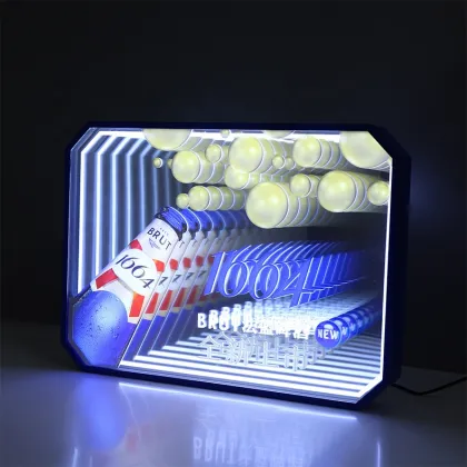 Custom LED Light Box for Beer, Wine Advertising with 1664 Logo Sign