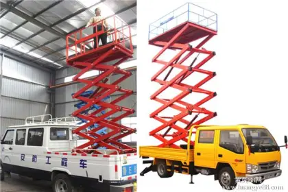 vehicle mounted aerial lift work platform