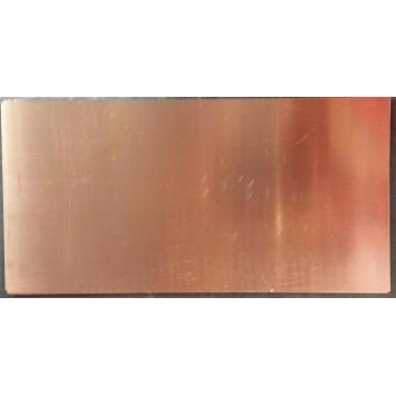 Red color copper sheet 3mm profile