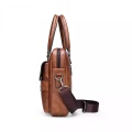 Sac de maltructes d&#39;ordinateur portable en cuir artisanal pour hommes