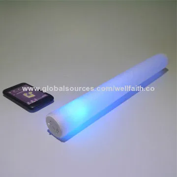 LED Sound Activated Foam Light Stick Baton SupremeNew