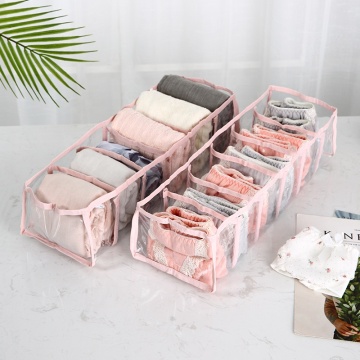 PVC Organizer Inswear: Clear Plastic Storage Storaget Set για κάλτσες και εσώρουχα