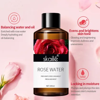 Wholesale Organic Rose Water Moisturizing Face Toner