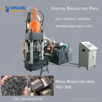 Automatic Metal Briquetting Press for Cast Iron Briquetting