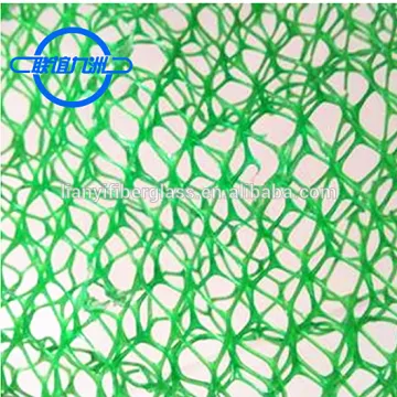 Green 3D vegetative cover net