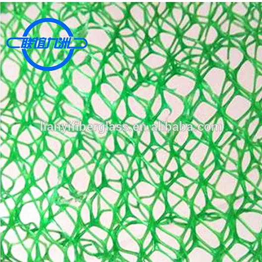 Green 3D vegetative cover net