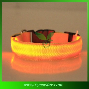 Flashing dog collars colorful led flashing dog collar