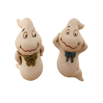 ウィット樹脂ハロウィーンゴーストデコレーション：マイクロランドスケープ、ポッティング、デスクトップの強化のための漫画の小道具