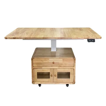 Modern Design Height Adjustable Electric Lifting Coffee Table