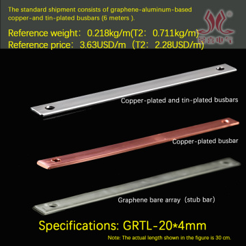 Barra colectora de grafeno-aluminio