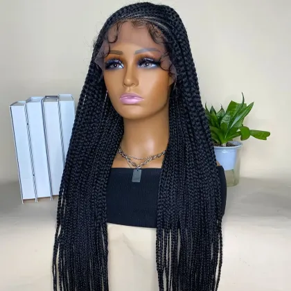 Lace Front Synthetic Braided Wig for Black Women - Urban Outfitters