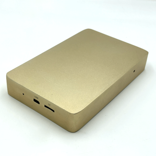 Shell de roteador inteligente de liga de alumínio dourado