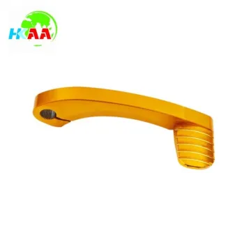 Custom solid 6061 aluminum cnc machined motorcycle actuating lever for racing motorcycle components
