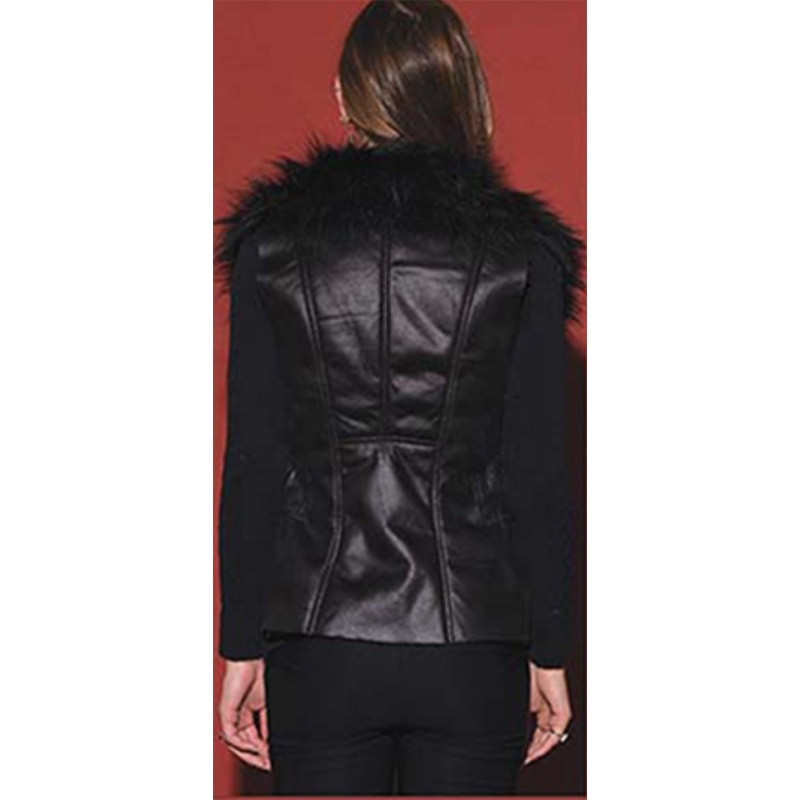 Hiver Chaud Fausse Fourrure Mode Femmes Gilet