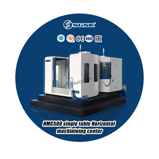 CNC HMC500 Horizontal Machining Center with BT50 Spindle and Three Line Guides