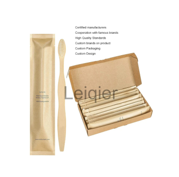 Eco-Friendly Bamboo Toothbrush with Small Head for Home