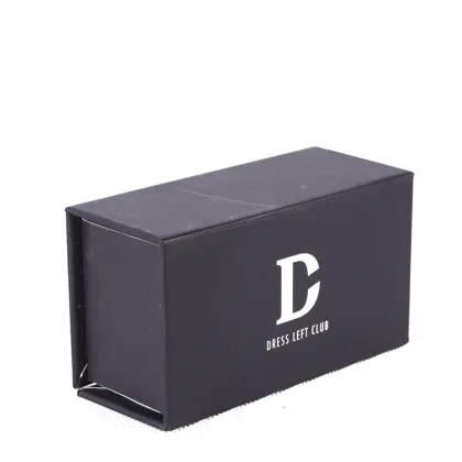 Black Empty Mobile Phone Packing Box With Magnet