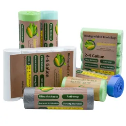 Biodegradable garbage bin bags