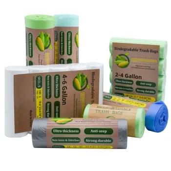 Biodegradable garbage bin bags