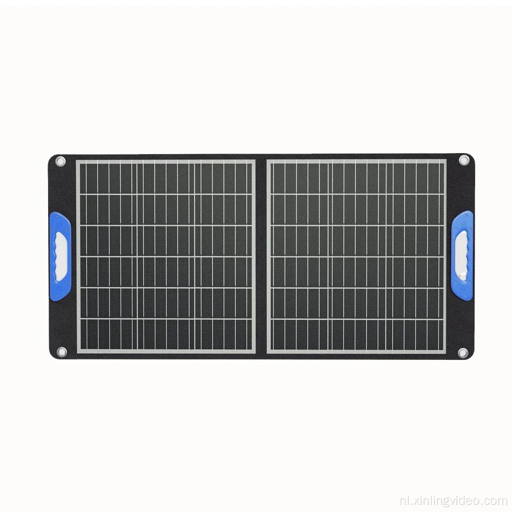 Waterdichte draagbare opvouwbare 60W 120W camping zonnepanelen