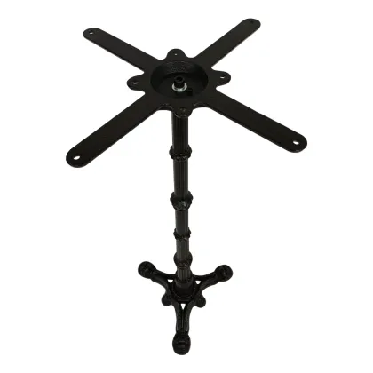 Cast Iron Three Claws with Adjustable Feet Solid Column Bar Table Base