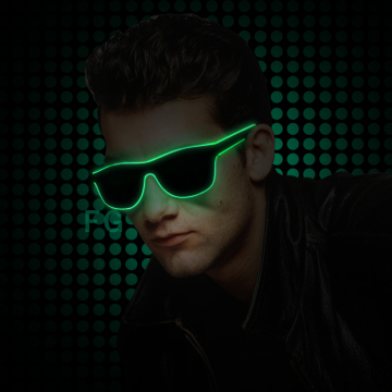 Finegreen Hot Selling Brightness EL Wire LED Party Glasses for Cosplay