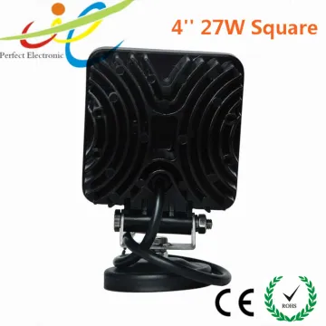 Super bright 4 inch offroad led work light 27W 12v 24v led work light for jeep