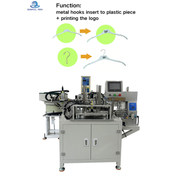 प्लास्टिक हैंगर के लिए स्वचालित कोथ हैंगर बनाने की मशीन
